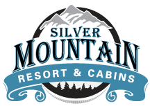 Silver Mountain Resort and Cabins Logo.